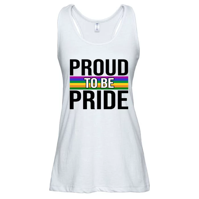 Proud To Be Pride Ladies Essential Flowy Tank