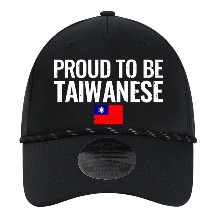 Proud To Be Taiwanese Taiwan Flag Great Gift Performance The Dyno Cap