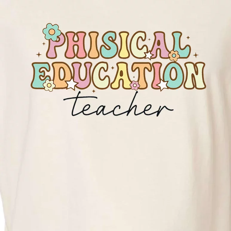 PE Teacher Back to School Physical Education Teacher Garment-Dyed Women's Muscle Tee