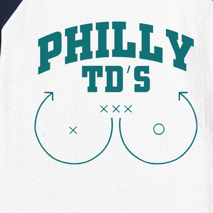 Phily Tds Boobs Baseball Sleeve Shirt