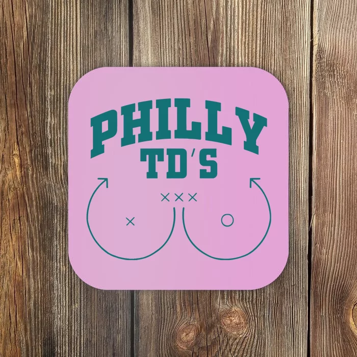 Phily Tds Boobs Coaster