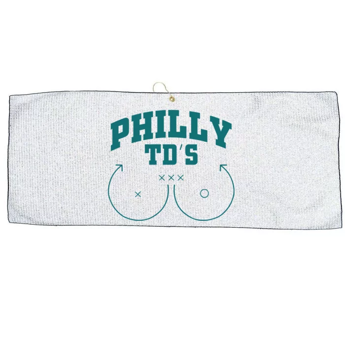 Phily Tds Boobs Large Microfiber Waffle Golf Towel