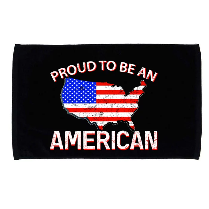 Proud To Be An American Microfiber Hand Towel