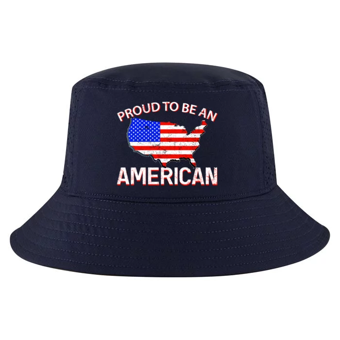 Proud To Be An American Cool Comfort Performance Bucket Hat