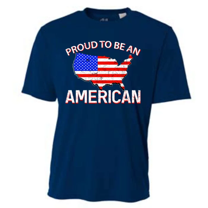 Proud To Be An American Cooling Performance Crew T-Shirt