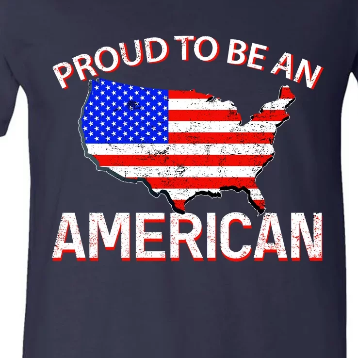 Proud To Be An American V-Neck T-Shirt