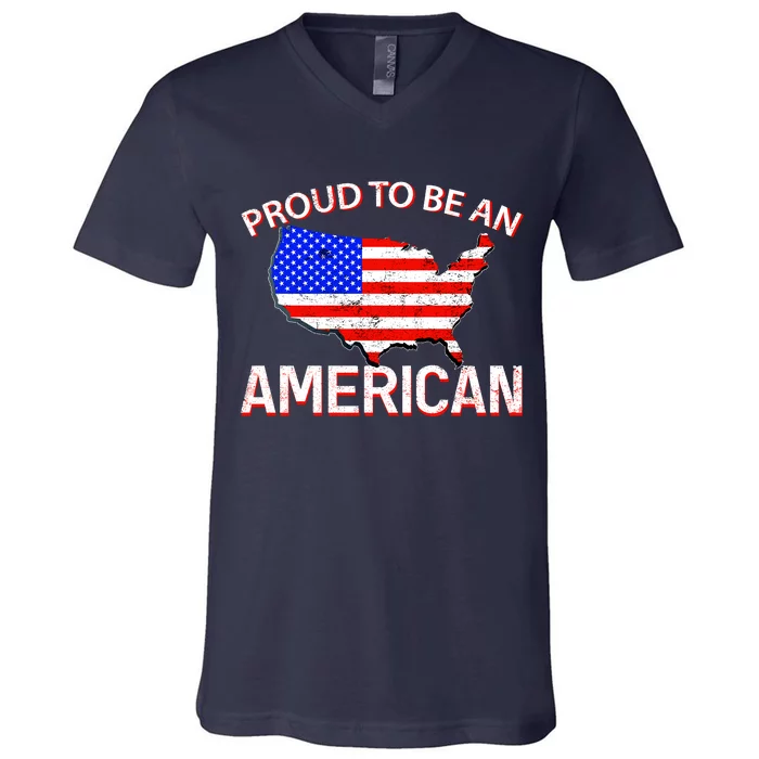 Proud To Be An American V-Neck T-Shirt