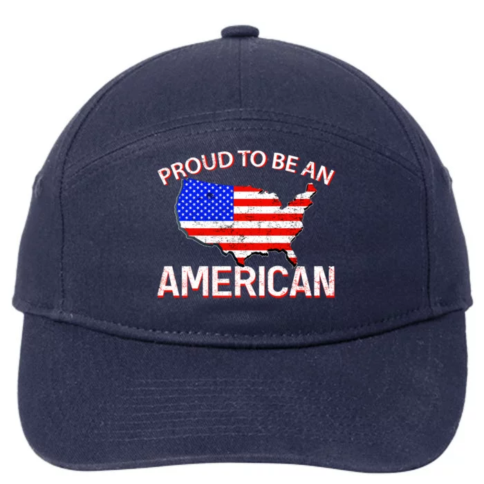 Proud To Be An American 7-Panel Snapback Hat