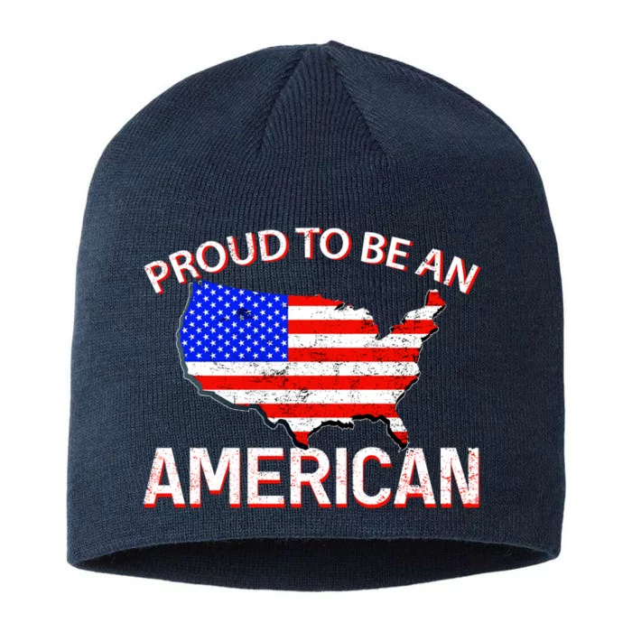 Proud To Be An American 8 1/2in Sustainable Knit Beanie