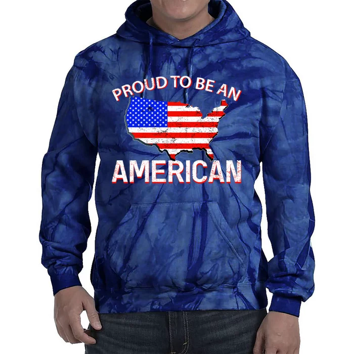 Proud To Be An American Tie Dye Hoodie