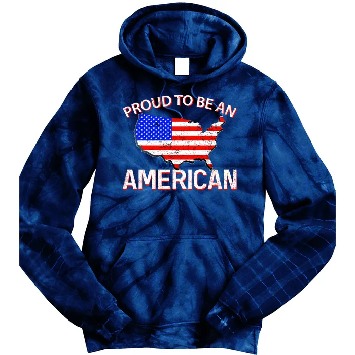 Proud To Be An American Tie Dye Hoodie