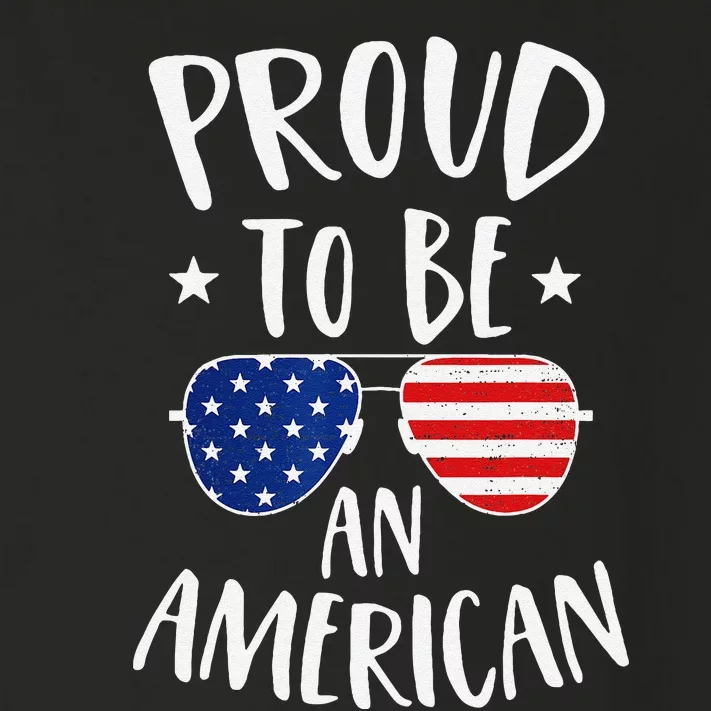 Proud to Be an American 4th of July Patriotic Toddler Long Sleeve Shirt