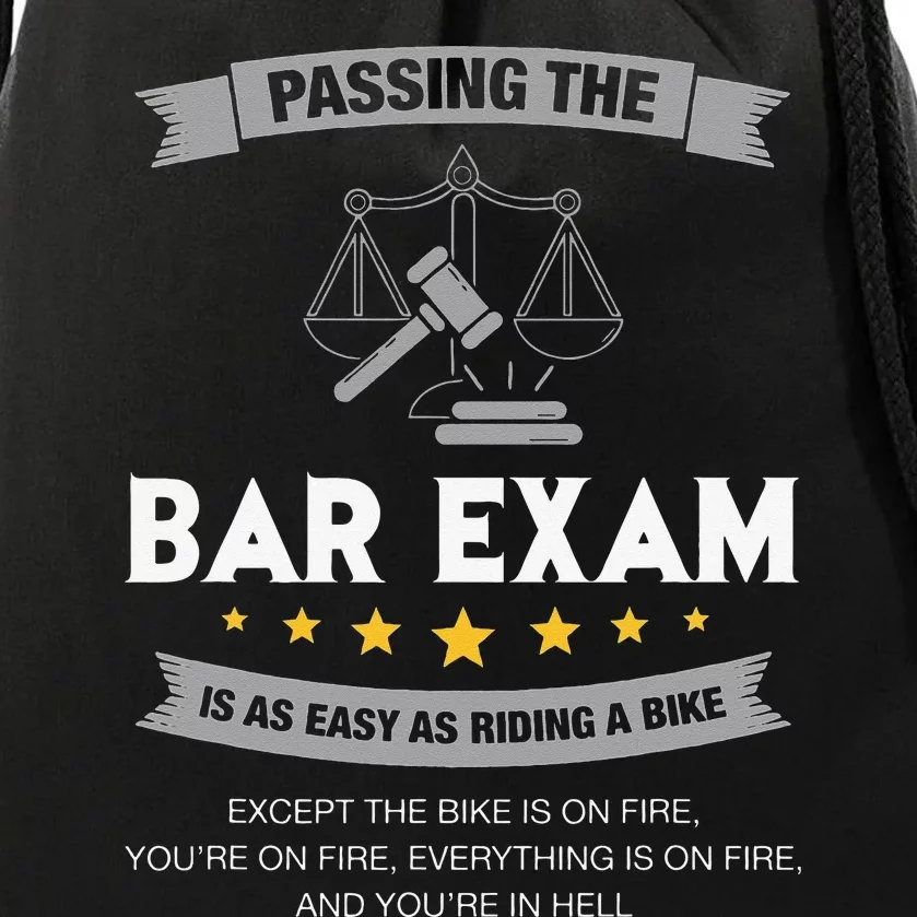 Passing The Bar Exam Is Easy Lawyer Graduation Attorney Drawstring Bag