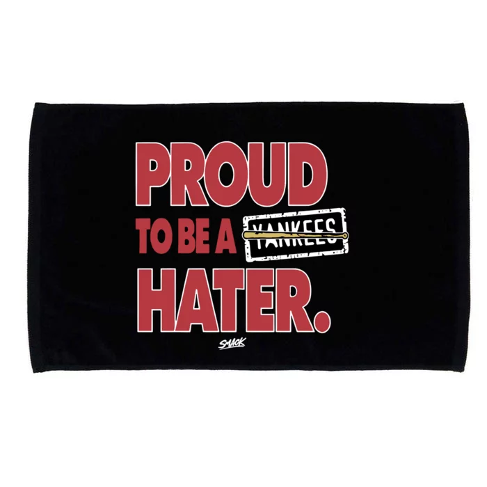 Proud To Be A Hater For Boston Baseball Fans Microfiber Hand Towel