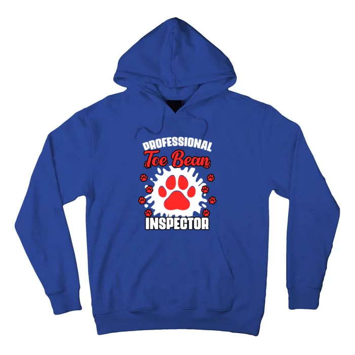 Professional Toe Bean Inspector Funny Veterinary Medicine Great Gift Tall Hoodie