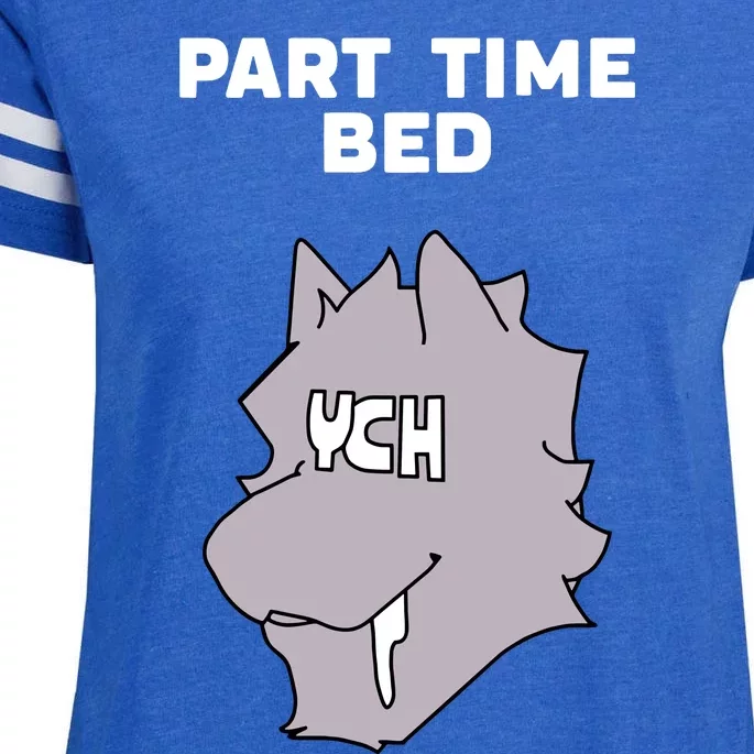 Part Time Bed Ych Enza Ladies Jersey Football T-Shirt