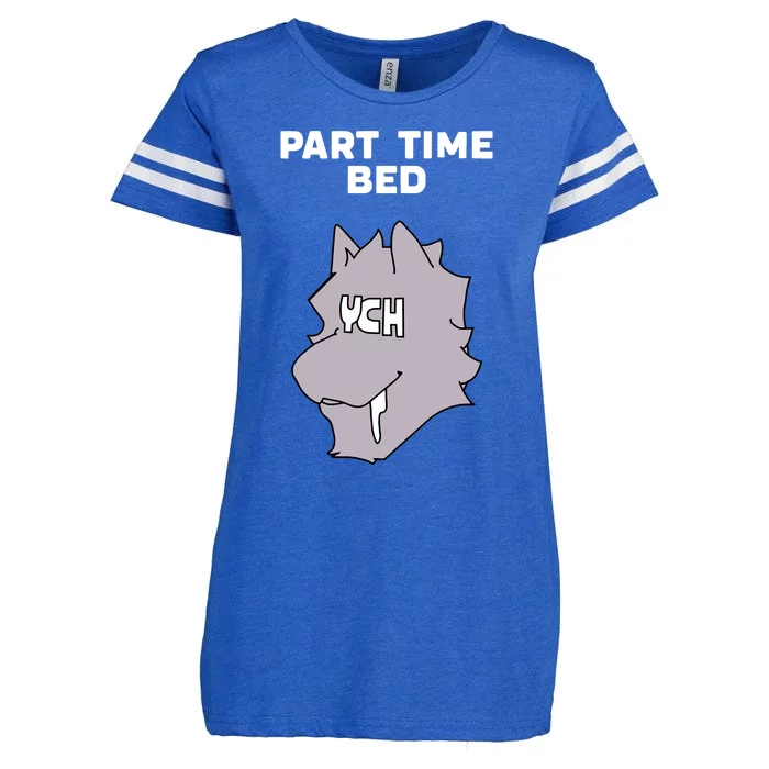 Part Time Bed Ych Enza Ladies Jersey Football T-Shirt