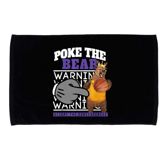 Poke The Bear Accept The Consequences Microfiber Hand Towel