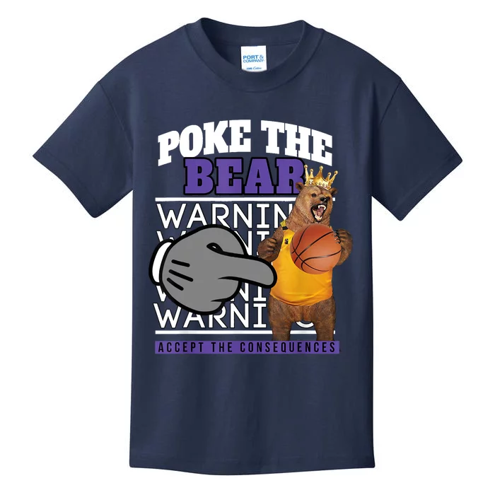 Poke The Bear Accept The Consequences Kids T-Shirt