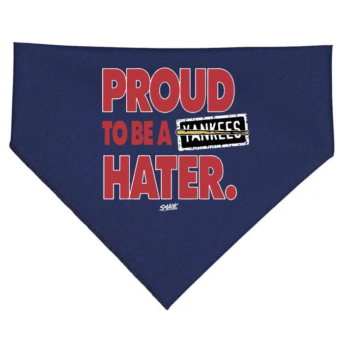 Proud To Be A Yankes Hater USA-Made Doggie Bandana