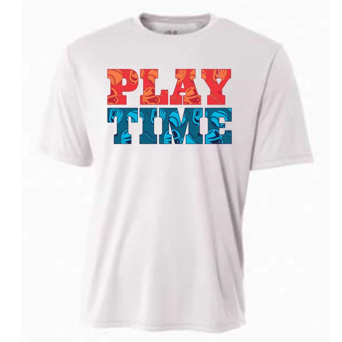 Play Time Baseball Cooling Performance Crew T-Shirt