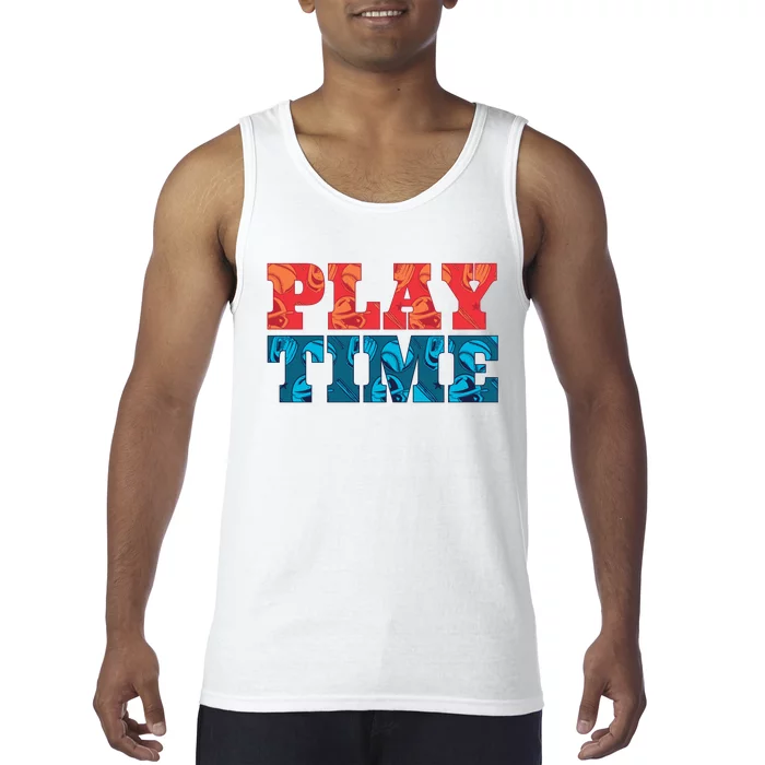 Play Time Baseball Tank Top