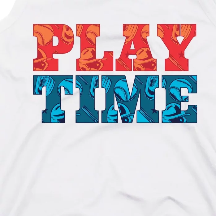 Play Time Baseball Tank Top