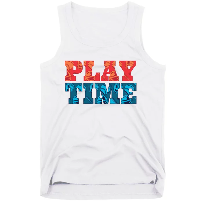 Play Time Baseball Tank Top