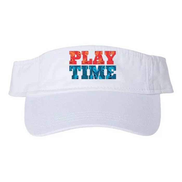 Play Time Baseball Valucap Bio-Washed Visor