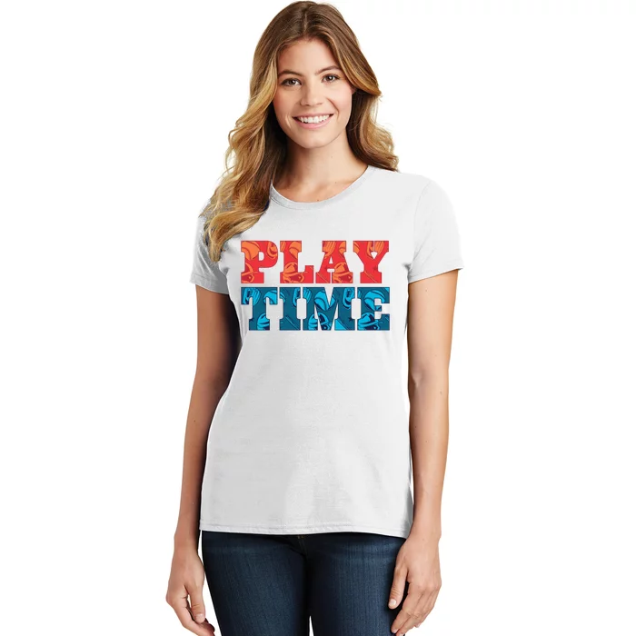 Play Time Baseball Women's T-Shirt