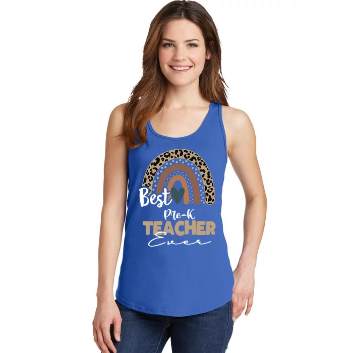 Pregiftk Teacher Boho Rainbow Teacher Appreciation Cool Gift Ladies Essential Tank