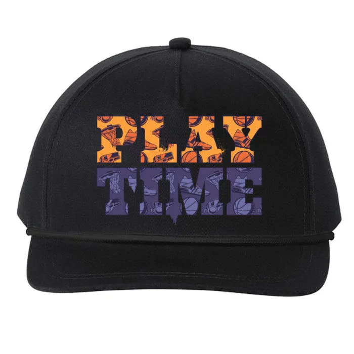 Play Time Basketball Snapback Five-Panel Rope Hat