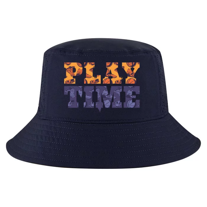 Play Time Basketball Cool Comfort Performance Bucket Hat