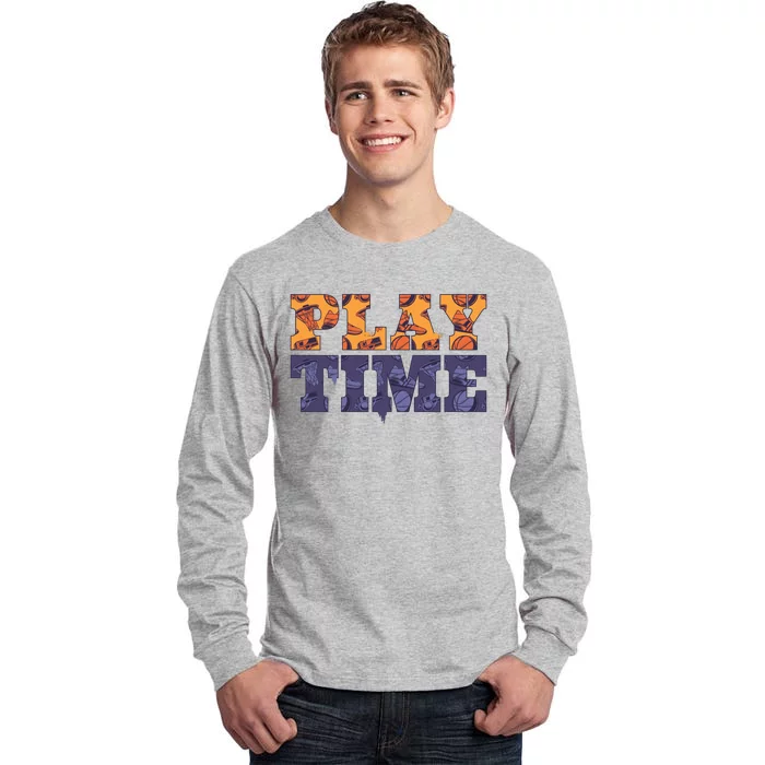 Play Time Basketball Tall Long Sleeve T-Shirt