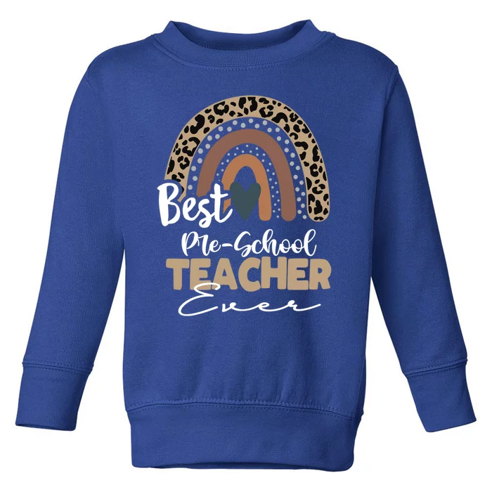 Pregiftschool Teacher Boho Rainbow Teacher Appreciation Gift Toddler Sweatshirt