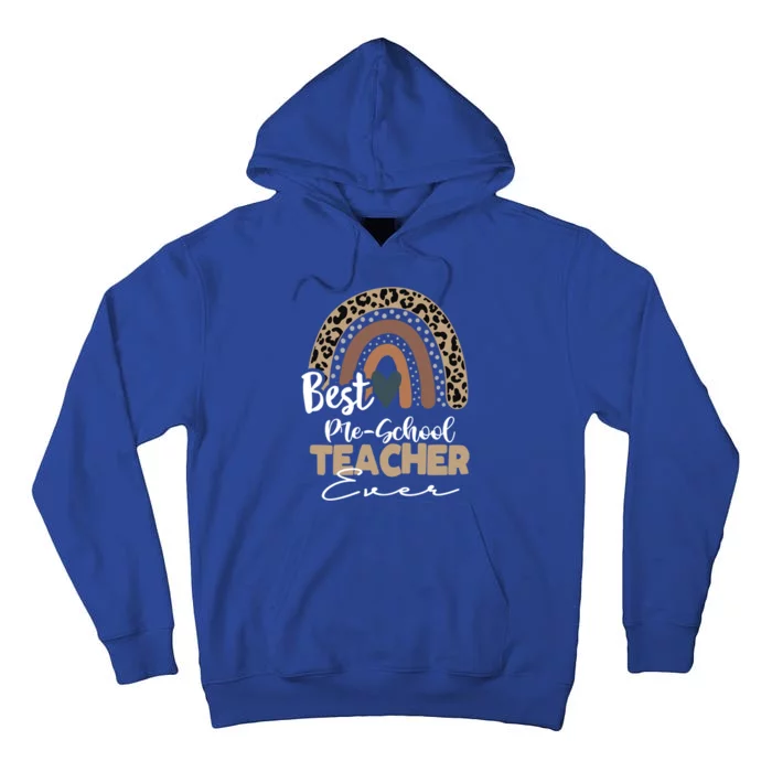 Pregiftschool Teacher Boho Rainbow Teacher Appreciation Gift Tall Hoodie