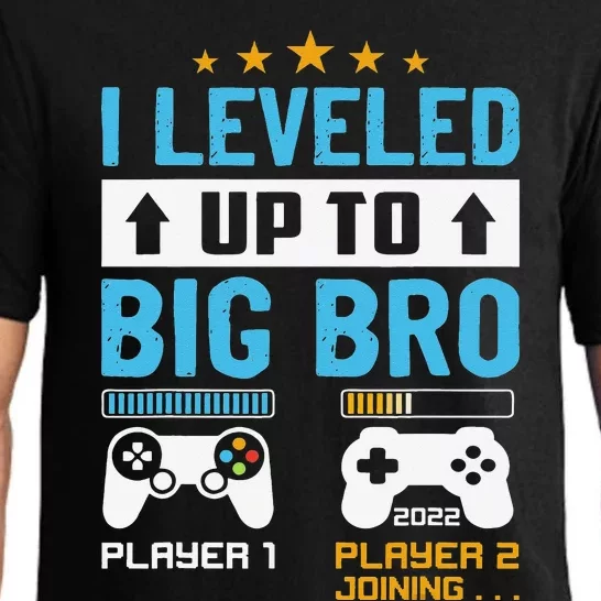 Promoted To Big Bro 2022 Leveled Up To Big Brother Est 2022 Pajama Set