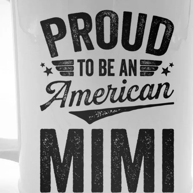 Proud To Be An American Mimi 4th Of July Gift Front & Back Beer Stein