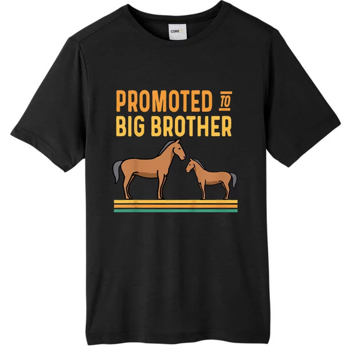 Promoted to Big Brother Baby Announcement Horse ChromaSoft Performance T-Shirt