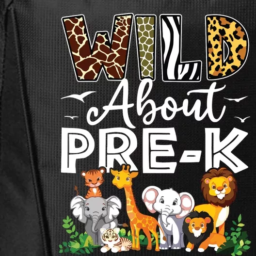 Prek Teacher Back To School Wild About Prek City Backpack