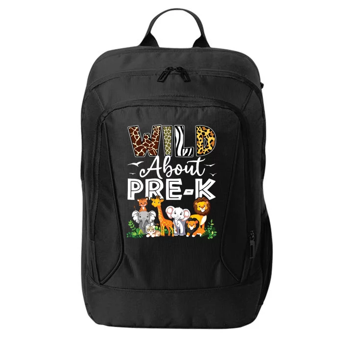 Prek Teacher Back To School Wild About Prek City Backpack