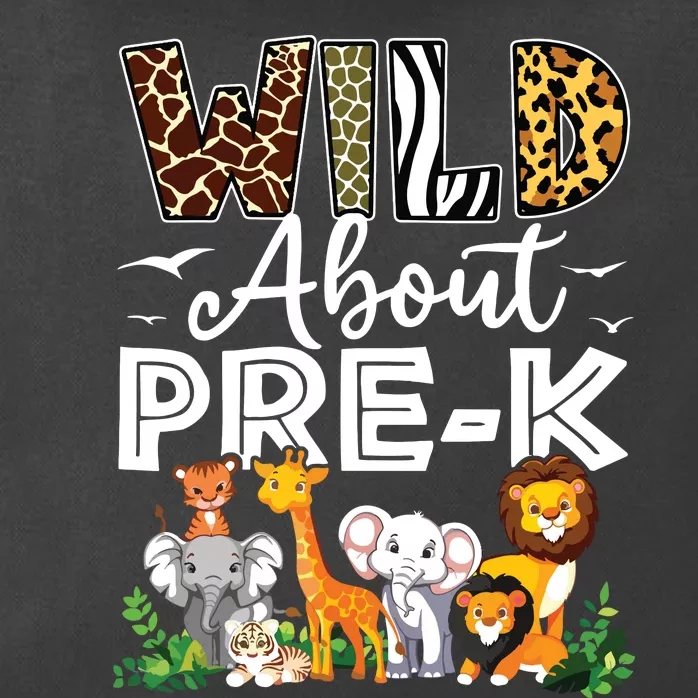 Prek Teacher Back To School Wild About Prek Zip Tote Bag