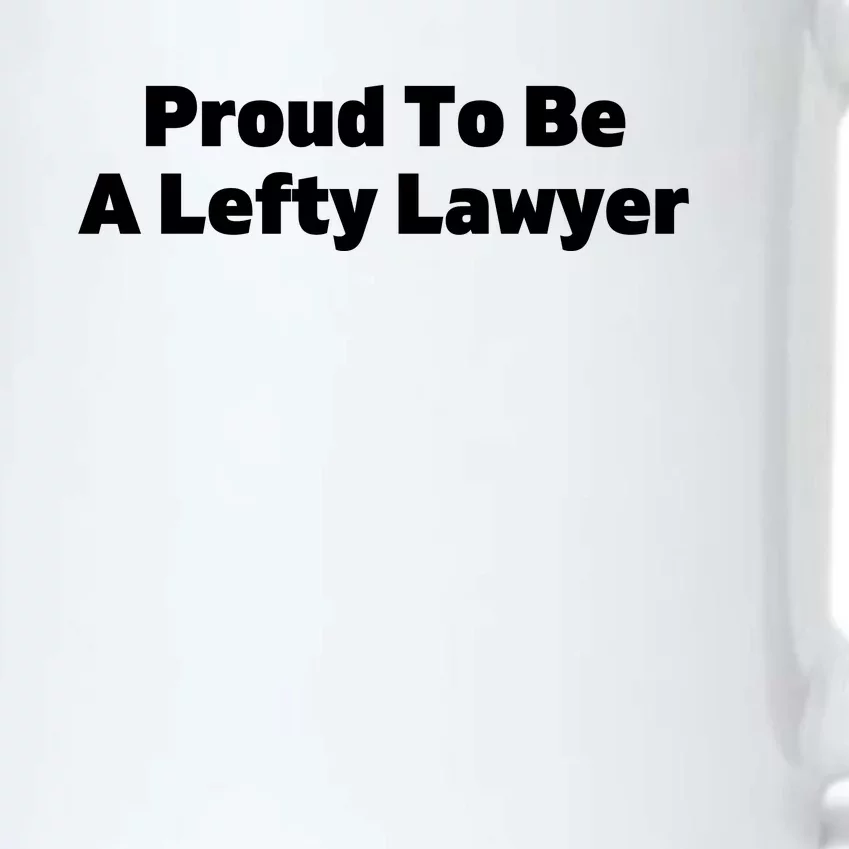 Proud To Be A Lefty Lawyer Black Color Changing Mug