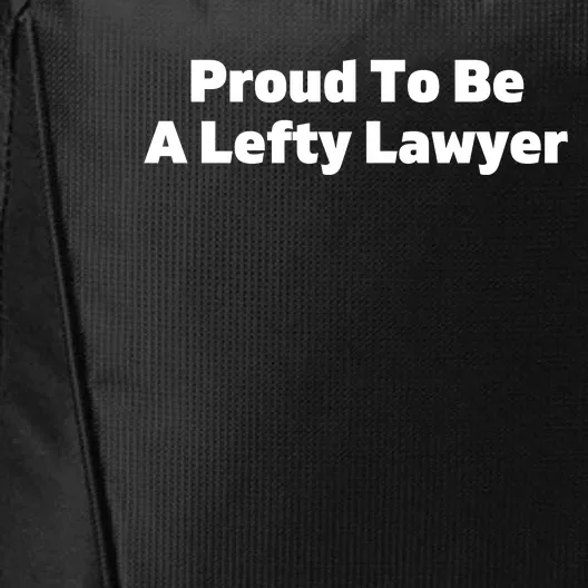 Proud To Be A Lefty Lawyer City Backpack