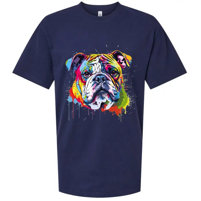 Proud To Be A Bulldog Lover Sueded Cloud Jersey T-Shirt