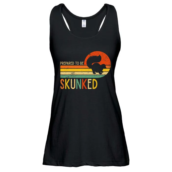 Prepare To Be Skunked Cribbage Lovers Vintage Cribbage Game Ladies Essential Flowy Tank