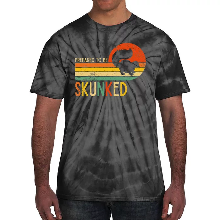 Prepare To Be Skunked Cribbage Lovers Vintage Cribbage Game Tie-Dye T-Shirt