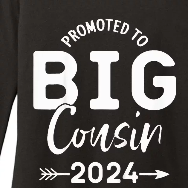 Promoted To Big Cousin 2024 Big Cousin 2024 Womens CVC Long Sleeve Shirt