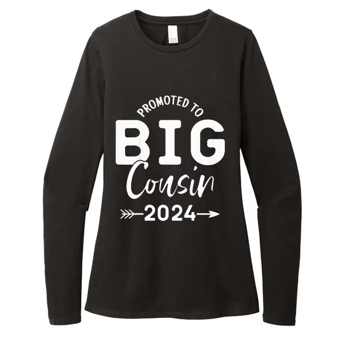 Promoted To Big Cousin 2024 Big Cousin 2024 Womens CVC Long Sleeve Shirt