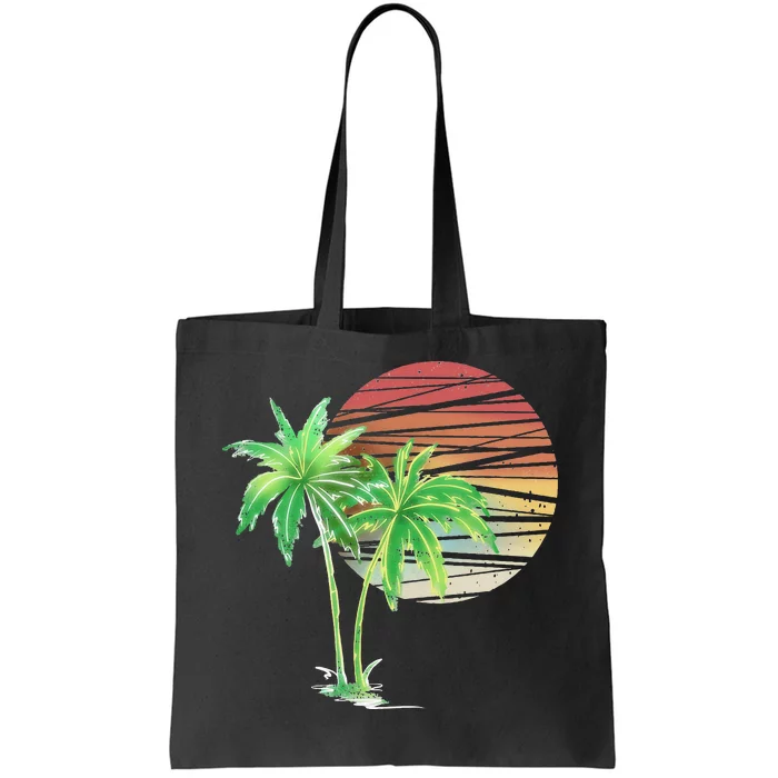 Palm Tree Beach Summer Vacation Holiday Island Tote Bag